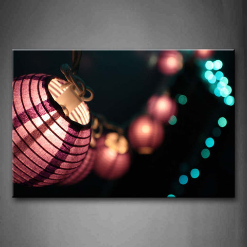 Oriental Lantern Wall Art Painting Pictures Print On Canvas Art The Picture For Home Modern Decoration 