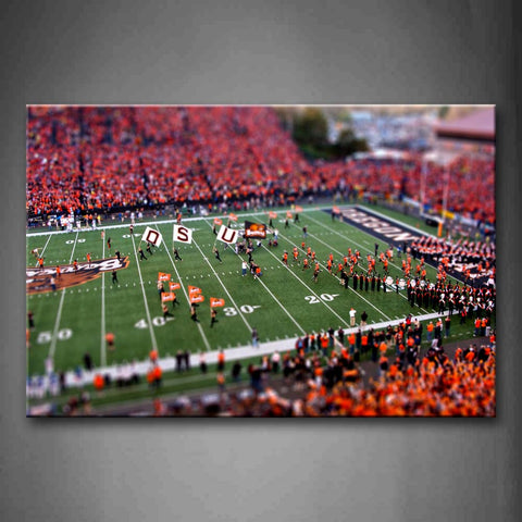 A Lot Of People In Ball Park  Wall Art Painting Pictures Print On Canvas Art The Picture For Home Modern Decoration 