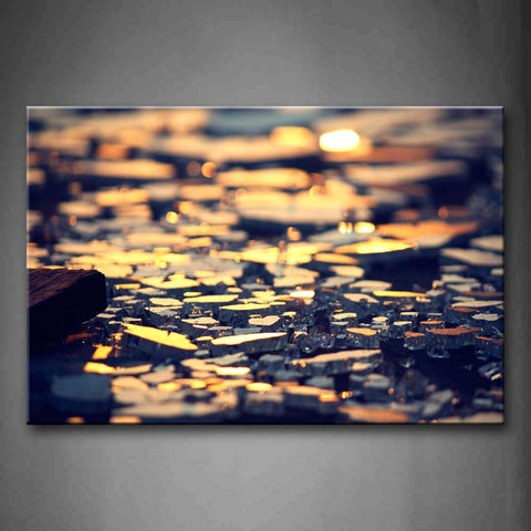 Artistic Stone On Floor  Wall Art Painting Pictures Print On Canvas Art The Picture For Home Modern Decoration 