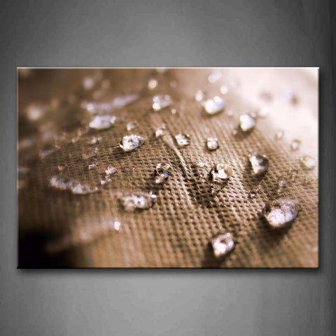 Water Drop On Cloth  Wall Art Painting The Picture Print On Canvas Art Pictures For Home Decor Decoration Gift 