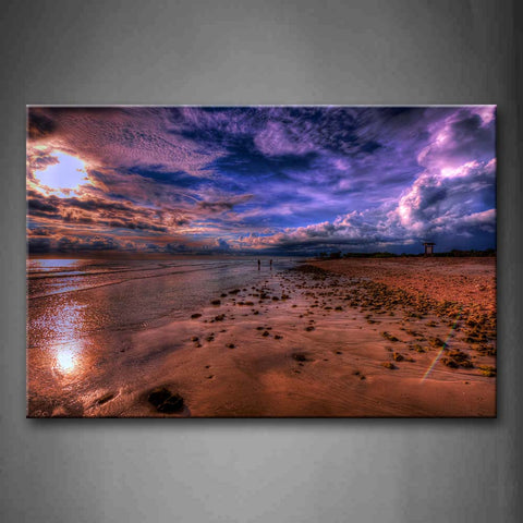 Sunshine On Sea And Beach  Wall Art Painting Pictures Print On Canvas Landscape The Picture For Home Modern Decoration 