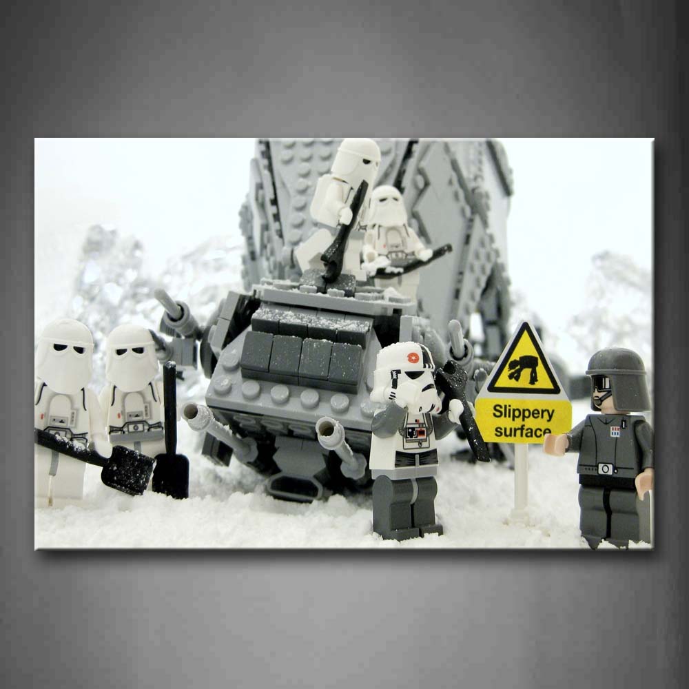 Man And Truck Lego Wall Art Painting Pictures Print On Canvas City The Picture For Home Modern Decoration 