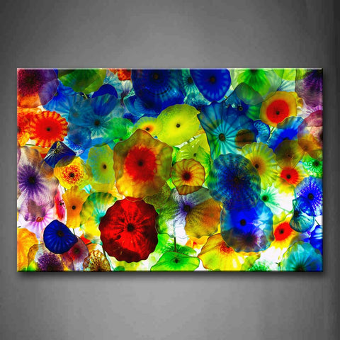 Colorful Stained Glass  Wall Art Painting Pictures Print On Canvas Art The Picture For Home Modern Decoration 