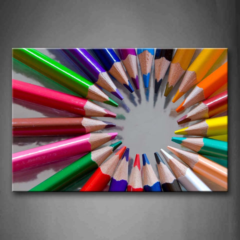 Colorful Pencil Abstract  Wall Art Painting The Picture Print On Canvas Art Pictures For Home Decor Decoration Gift 