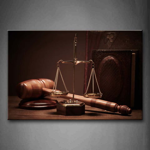 Balance And Hammer  Wall Art Painting The Picture Print On Canvas Art Pictures For Home Decor Decoration Gift 