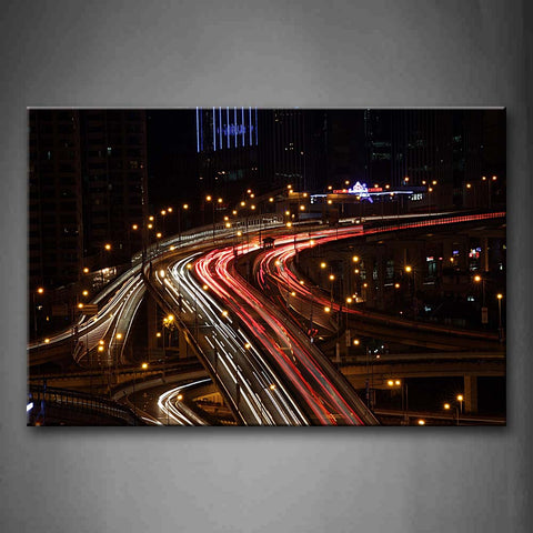 Bridge Timelapse  Wall Art Painting The Picture Print On Canvas City Pictures For Home Decor Decoration Gift 