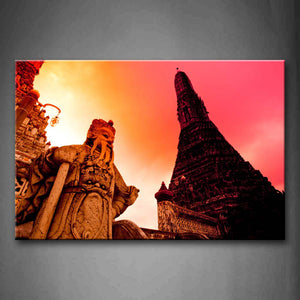 Architecture Statue  Wall Art Painting The Picture Print On Canvas Religion Pictures For Home Decor Decoration Gift 