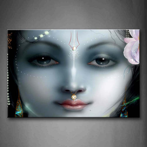 Hinduism Woman   Wall Art Painting The Picture Print On Canvas Religion Pictures For Home Decor Decoration Gift 