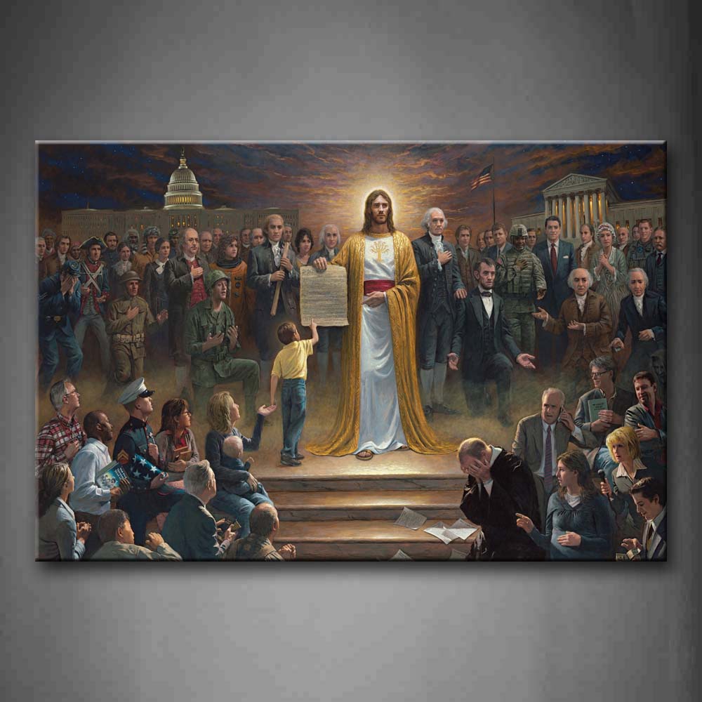 Christian With The Holy Bible  Wall Art Painting Pictures Print On Canvas Religion The Picture For Home Modern Decoration 