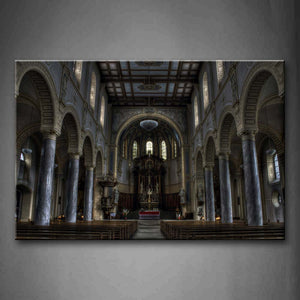 Cathedral Indoor  Wall Art Painting The Picture Print On Canvas Religion Pictures For Home Decor Decoration Gift 