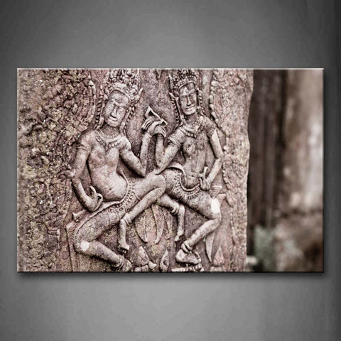 Angkor Thom Mural Wall Art Painting The Picture Print On Canvas Religion Pictures For Home Decor Decoration Gift 