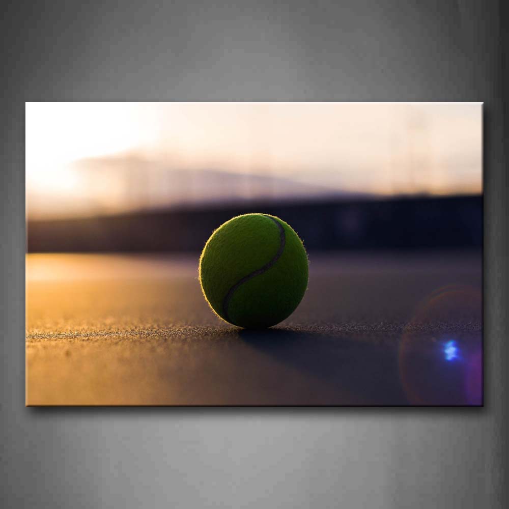 Only A Yellow Ball In The Ground  Wall Art Painting The Picture Print On Canvas Art Pictures For Home Decor Decoration Gift 