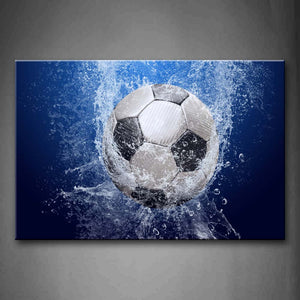 Football Surrounded By Water  Wall Art Painting Pictures Print On Canvas Art The Picture For Home Modern Decoration 