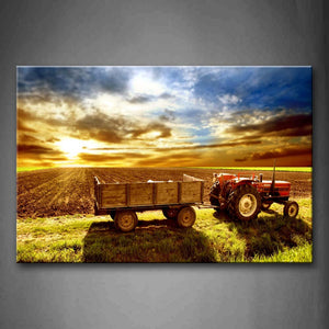 There Is No Grass In The Field Wall Art Painting Pictures Print On Canvas Car The Picture For Home Modern Decoration 