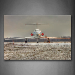 Aircraft On The Flat Field Wall Art Painting Pictures Print On Canvas Car The Picture For Home Modern Decoration 