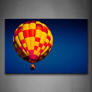 Blue Bright Color Hot Ait Balloon In The Sky Wall Art Painting The Picture Print On Canvas Car Pictures For Home Decor Decoration Gift 