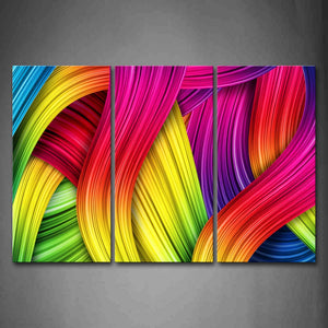 Colorful Lines Crowd Wall Art Painting The Picture Print On Canvas Abstract Pictures For Home Decor Decoration Gift 