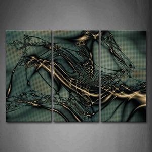 Abstract Reticular Black Blue Wall Art Painting Pictures Print On Canvas Abstract The Picture For Home Modern Decoration 