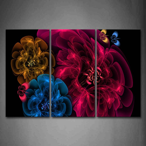 Fractal With Colorful Gyrose Wall Art Painting The Picture Print On Canvas Abstract Pictures For Home Decor Decoration Gift 