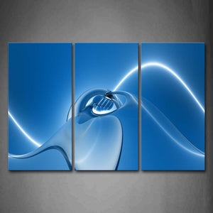 Blue Abstract Wall Art Painting Pictures Print On Canvas Abstract The Picture For Home Modern Decoration 