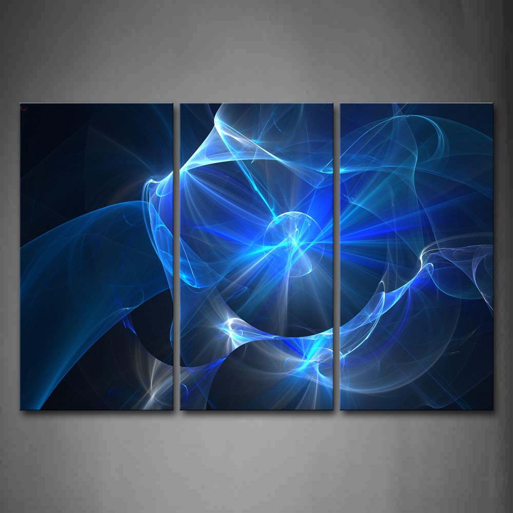 Blue Abstract Ball Wall Art Painting The Picture Print On Canvas Abstract Pictures For Home Decor Decoration Gift 