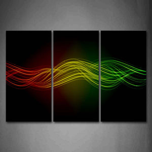 Colors Lines Wall Art Painting Pictures Print On Canvas Abstract The Picture For Home Modern Decoration 