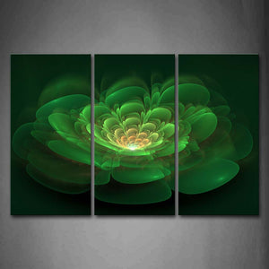 Abstract Like Green Flower Wall Art Painting The Picture Print On Canvas Abstract Pictures For Home Decor Decoration Gift 