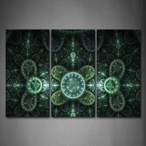 Abstract Circles Light Green Wall Art Painting Pictures Print On Canvas Abstract The Picture For Home Modern Decoration 