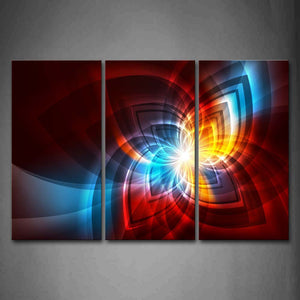 Abstract Like Flower Colorful Wall Art Painting The Picture Print On Canvas Abstract Pictures For Home Decor Decoration Gift 