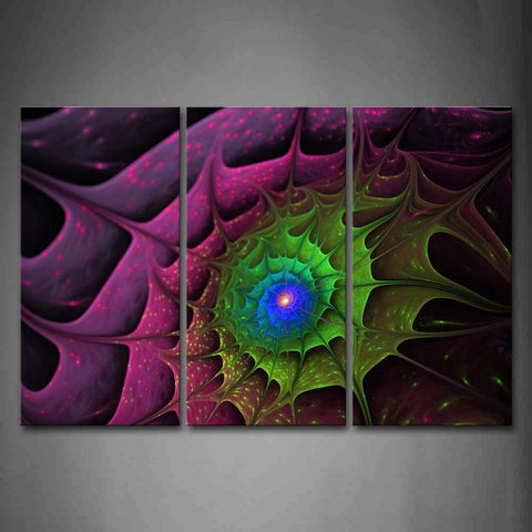 Abstract Green Pink  Wall Art Painting Pictures Print On Canvas Abstract The Picture For Home Modern Decoration 