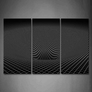 Abstract Hole Lines White And Black Wall Art Painting Pictures Print On Canvas Abstract The Picture For Home Modern Decoration 