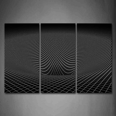 Abstract Hole Lines White And Black Wall Art Painting Pictures Print On Canvas Abstract The Picture For Home Modern Decoration 