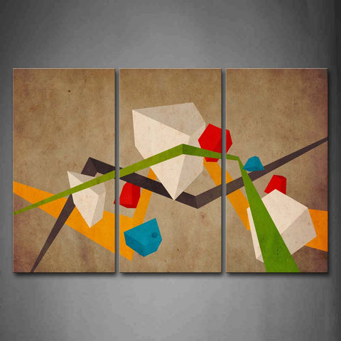 Artistic Colorful Shape Wall Art Painting The Picture Print On Canvas Abstract Pictures For Home Decor Decoration Gift 