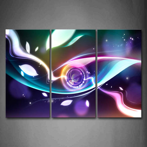 Colors Abstract Circle Leaf  Wall Art Painting The Picture Print On Canvas Abstract Pictures For Home Decor Decoration Gift 