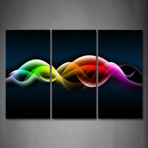 Colors Like Overlapping Mountain Wall Art Painting The Picture Print On Canvas Abstract Pictures For Home Decor Decoration Gift 