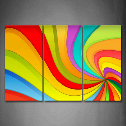 Abstract Like A Colorful Hole Wall Art Painting Pictures Print On Canvas Abstract The Picture For Home Modern Decoration 