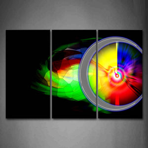 Abstract Colorful Circle Wall Art Painting The Picture Print On Canvas Abstract Pictures For Home Decor Decoration Gift 