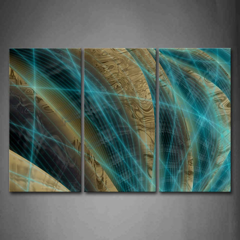 Digital Art Abstract Blue Yellow Wall Art Painting The Picture Print On Canvas Abstract Pictures For Home Decor Decoration Gift 