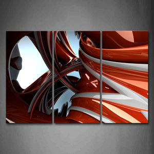 Digital Art Red Gray  Wall Art Painting Pictures Print On Canvas Abstract The Picture For Home Modern Decoration 