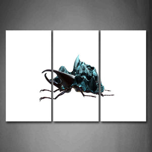 White Background Like A Blue Black Insect Wall Art Painting The Picture Print On Canvas Abstract Pictures For Home Decor Decoration Gift 