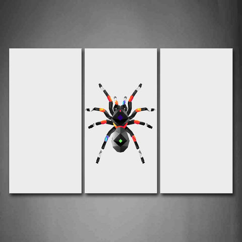 White Background Like A Colorful Spider Wall Art Painting Pictures Print On Canvas Abstract The Picture For Home Modern Decoration 