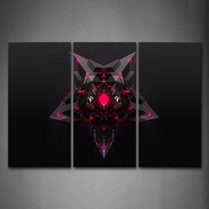 Dark Background Pentagram Wall Art Painting The Picture Print On Canvas Abstract Pictures For Home Decor Decoration Gift 