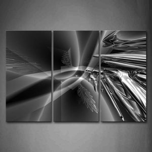 Fractal  Gray  Wall Art Painting Pictures Print On Canvas Abstract The Picture For Home Modern Decoration 