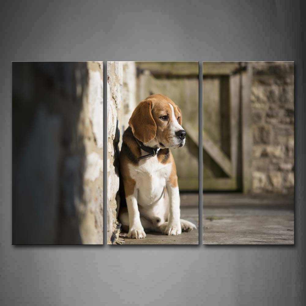 Beagle Sit On Land  Wall Art Painting The Picture Print On Canvas Animal Pictures For Home Decor Decoration Gift 