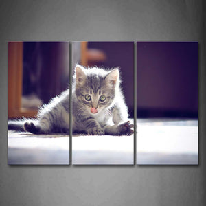 Cat Sit On Carpet Light Wall Art Painting Pictures Print On Canvas Animal The Picture For Home Modern Decoration 
