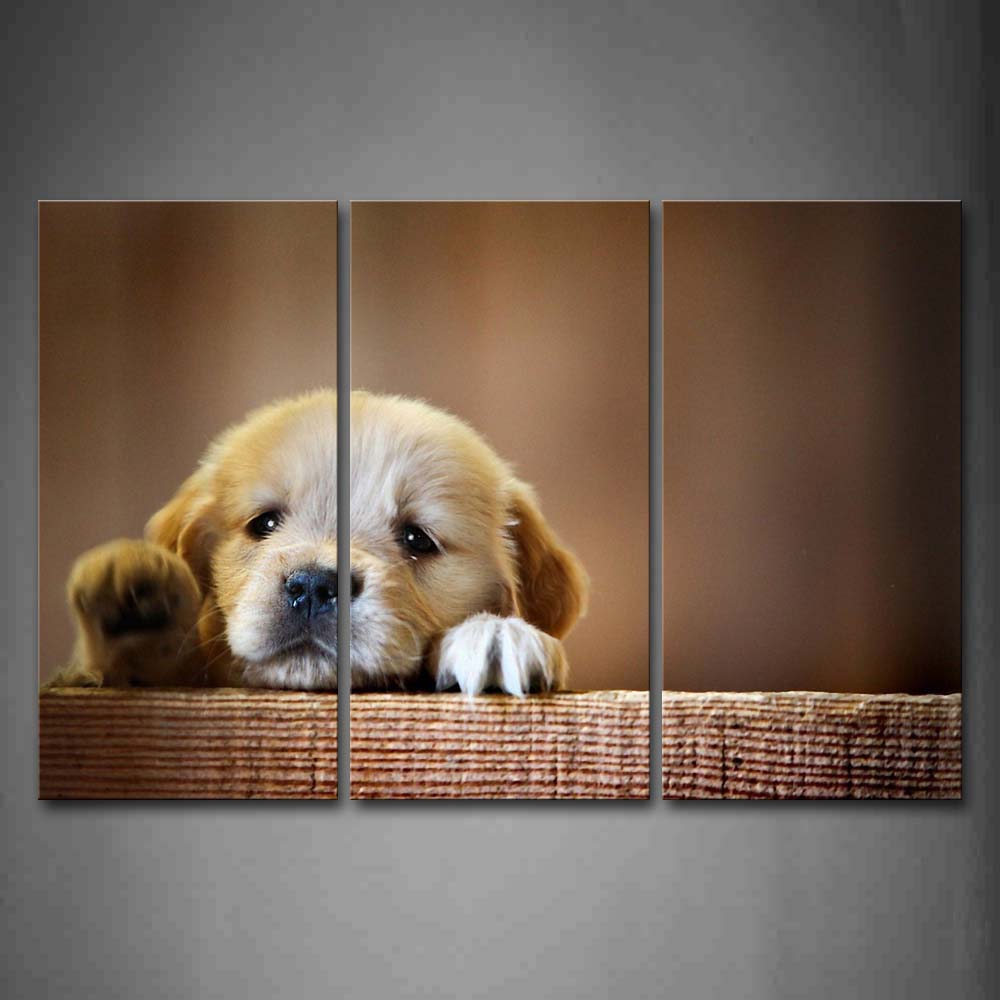 Cut Dog Bend Over Wood Wall Art Painting The Picture Print On Canvas Animal Pictures For Home Decor Decoration Gift 