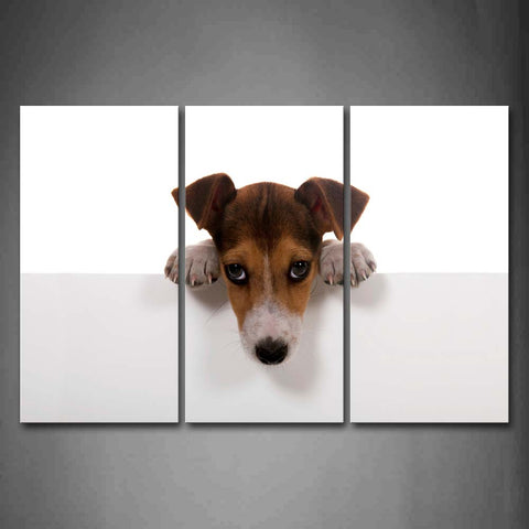 Dog Portrait White Background Wall Art Painting Pictures Print On Canvas Animal The Picture For Home Modern Decoration 