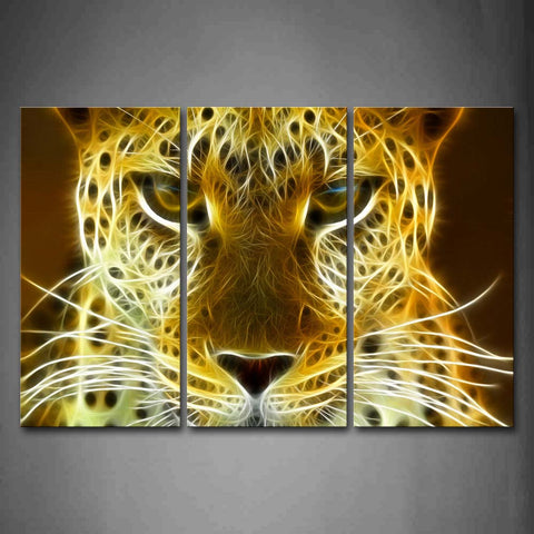 Leopard Head Portrait Wall Art Painting The Picture Print On Canvas Animal Pictures For Home Decor Decoration Gift 